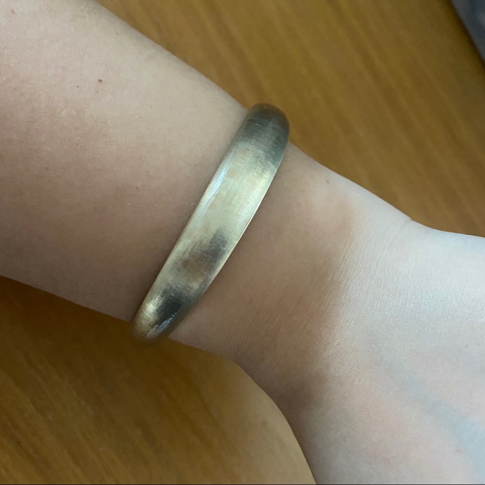 Alexis Bittar “Gold” Skinny Tapered Bangle